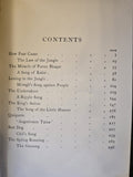Antique 1921 Rudyard Kipling The Second Jungle Book Vintage Red Leather SA6