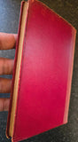 Antique 1920 Rudyard Kipling Life’s Handicap Vintage Red Leather Book SA7
