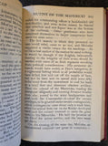 Antique 1920 Rudyard Kipling Life’s Handicap Vintage Red Leather Book SA7