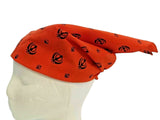 Orange Sikh Khanda Rumal Head Wrap Bandana Punjabi Cotton Khalsa Cover Roomal UK