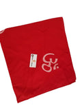 Red OM Bandana Head Wrap Cotton Rumal Patka Sikh Hindu Temple Wear Punjabi hanky