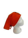 Orange Black OM Rumal Head Wrap Bandana Punjabi Cotton Cover Hindu Temple UK New