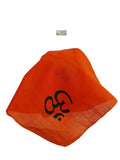Orange Black OM Rumal Head Wrap Bandana Punjabi Cotton Cover Hindu Temple UK New