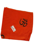 Orange Black OM Rumal Head Wrap Bandana Punjabi Cotton Cover Hindu Temple UK New