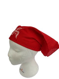 Red Swastik Rumal Hindu Head Wrap Bandana Punjabi Cloth Swastik Headwear UK Gift