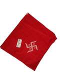 Red Swastik Rumal Hindu Head Wrap Bandana Punjabi Cloth Swastik Headwear UK Gift