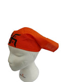 Orange Swastik Rumal Hindu Head Wrap Bandana Punjabi Cloth swastika Headgear UK