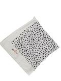 Black Star Print Rumal Head Wrap Bandana Punjabi Cotton Cloth UK handkerchief XY