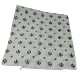 White Khanda Rumal Sikh Head Wrap Bandana Punjabi Cloth UK handkerchief gift New