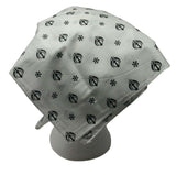 White Khanda Rumal Sikh Head Wrap Bandana Punjabi Cloth UK handkerchief gift New