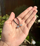 Punjabi Taweez Amulet Pendant Silver Plated Black Thread Good Luck Charm PP50