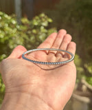 Twisted Sikh Kara Chrome Plated Bracelet Silver Khalsa Punjabi Kada Singh C41