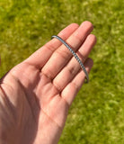 Twisted Sikh Kara Chrome Plated Bracelet Silver Khalsa Punjabi Kada Singh C41