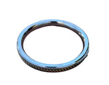 Sikh Singh Kara Stainless Steel Kada Twisted Brass Bracelet Punjabi Bangle C43
