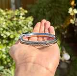 Sikh Singh Kara Stainless Steel Kada Twisted Brass Bracelet Punjabi Bangle C43