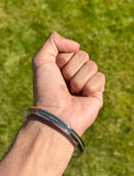 Sikh Singh Kara Stainless Steel Kada Twisted Brass Bracelet Punjabi Bangle C43