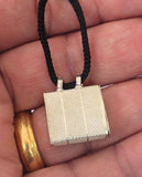 Chandi  Taweet Silver Taviz  Evil Eye Protection Locket pendant Nazar Shield SL2