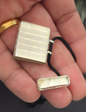 Chandi  Taweet Silver Taviz  Evil Eye Protection Locket pendant Nazar Shield SL1