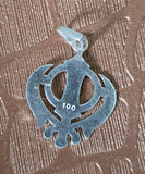 Sikh Khanda Pendant 925 Sterling Silver Chandi Handmade Black Dori Necklace SL11