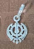 Sikh Khanda Pendant 925 Sterling Silver Chandi Handmade Black Dori Necklace SL19