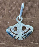 Sikh Khanda Pendant 925 Sterling Silver Chandi Handmade Black Dori Necklace SL21