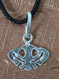 Sikh Khanda Pendant 925 Sterling Silver Chandi Handmade Black Dori Necklace SL21