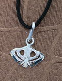 Sikh Khanda Pendant 925 Sterling Silver Chandi Handmade Black Dori Necklace SL21