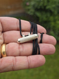 Taweet Silver Plated Taviz Tabeez Taweez Talisman Amulet Necklace in Black Dori