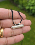 Taweet Silver Plated Taviz Tabeez Taweez Talisman Amulet Necklace in Black Dori