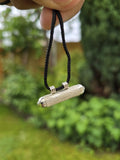 Taweet Silver Plated Taviz Tabeez Taweez Talisman Amulet Necklace in Black Dori