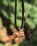 Pure Copper Taweet Tabeej Taviz Taveej Pendant in Black Dori Necklace Q41 New