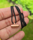 Pure Copper Taweet Tabeej Taviz Taveej Pendant in Black Dori Necklace Q41 New
