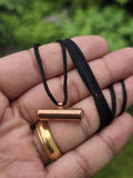 Pure Copper Taweet Tabeej Taviz Taveej Pendant in Black Dori Necklace U79 New