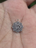 Tibetan Buddhist Om Mani Padme Hum Pendant Necklace Nazar Shield Black Dori U93