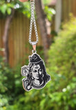 Lord Shiva Trishul Cobra Stainless Steel Pendant hindu Necklace Nazar Talisman U