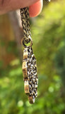 Hindu Om Lotus Flower Pendant Necklace Evil Eye Protection Nazar Shield Talisman