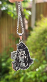 Lord Shiva Trishul Cobra Stainless Steel Pendant hindu Necklace Nazar Talisman U