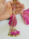Indian Punjabi Pranda Mehndi Jagoo Charms Bridal Patiala Paranda Hair Braid A42