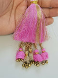 Indian Punjabi Pranda Mehndi Jagoo Charms Bridal Patiala Paranda Hair Braid A44