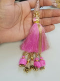 Indian Punjabi Pranda Mehndi Jagoo Charms Bridal Patiala Paranda Hair Braid A44