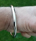 Sikh Kara Stainless Steel Smooth Punjabi Singh Kaur Khalsa Kada Bangle Karha G8K
