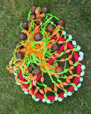 Punjabi Gatka Chakar Wooden Balls Sikh Traditional Chakri Sun Wheel Khalsa New