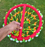 Punjabi Gatka Chakar Wooden Balls Sikh Traditional Chakri Sun Wheel Khalsa New
