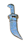 Sikh Topi Kirpan Mini Siri Sahib Stainless Steel Decorative Sikh Gift Silver OOT
