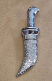 Sikh Topi Kirpan Mini Siri Sahib Stainless Steel Decorative Sikh Gift Silver OOT