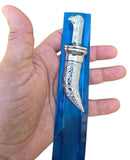 Sikh Topi Kirpan Mini Siri Sahib Stainless Steel Decorative Sikh Gift Silver OOT