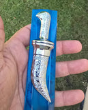 Sikh Topi Kirpan Mini Siri Sahib Stainless Steel Decorative Sikh Gift Silver OOT