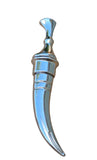 Sikh Mirch Kirpan Stainless Steel Ceremonial Siri Sahib Kakaar Religious Gift OO