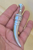 Sikh Mirch Kirpan Stainless Steel Ceremonial Siri Sahib Kakaar Religious Gift OO