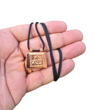 Taweet Locket Allah Muslim Secret Compartment Nazar Protection Islamic Pendant TTT31M